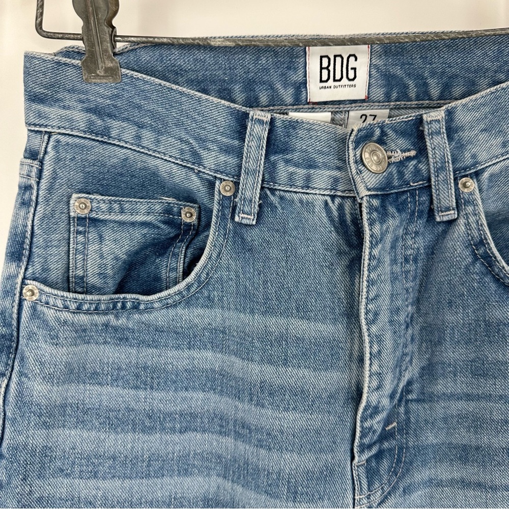 BDG Urban Outfitters High Rise Baggy Cotton Jean Women's Size 27 Lt Wash… - Picture 4 of 16
